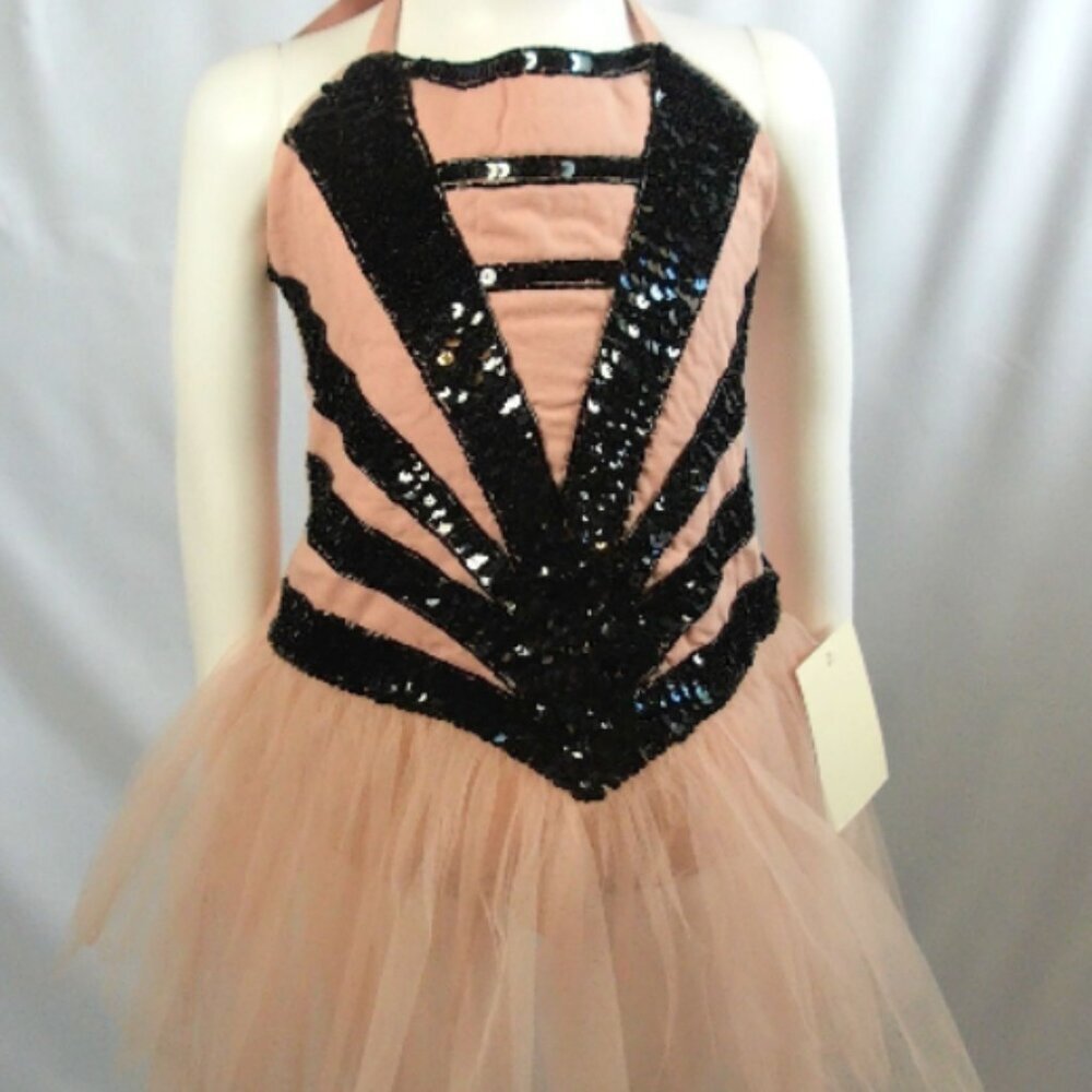 TuTu Du Monde Onesie Tutu Dress in Magnolia/Black